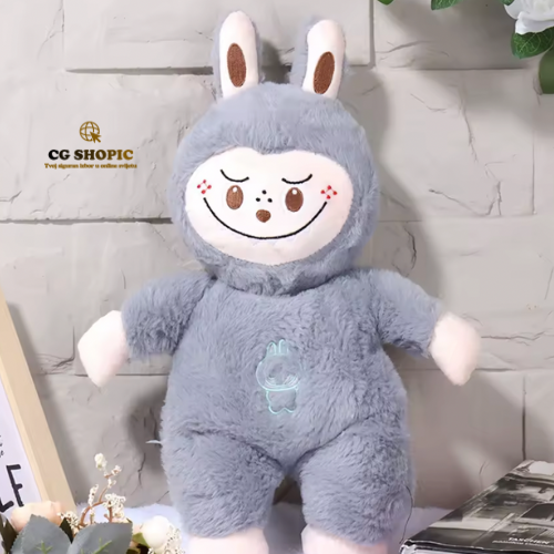 Veliki Labubu koji diše, svijetli i svira umirujuće melodije - 35cm visine