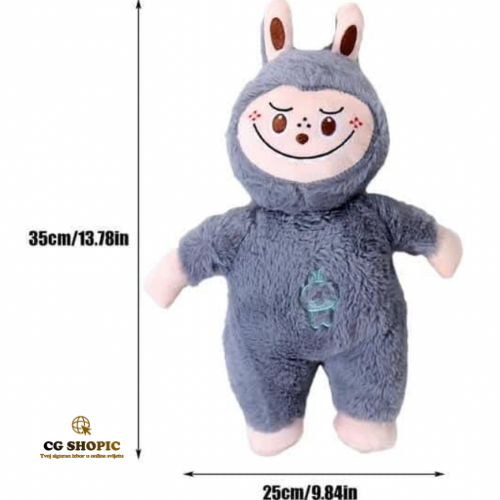 Veliki Labubu koji diše, svijetli i svira umirujuće melodije - 35cm visine