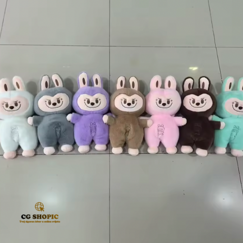 Veliki Labubu koji diše, svijetli i svira umirujuće melodije - 35cm visine