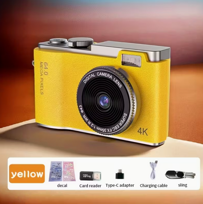 Retro digitalni 4k foto aparat- kamera za djecu i odrasle