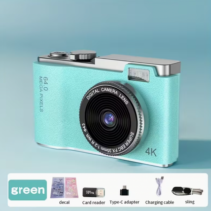 Retro digitalni 4k foto aparat- kamera za djecu i odrasle