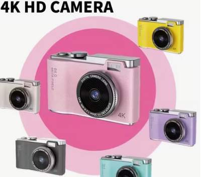Retro digitalni 4k foto aparat- kamera za djecu i odrasle