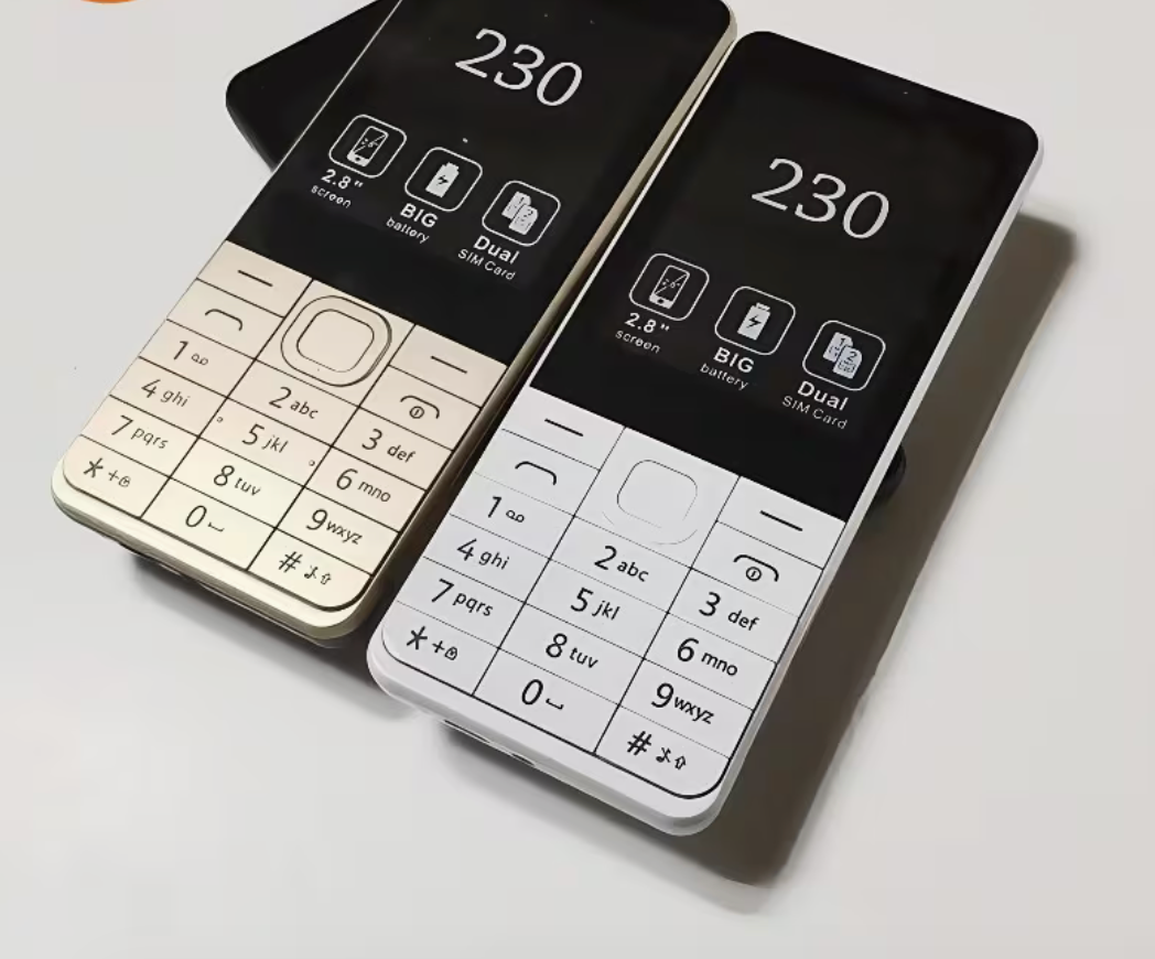 Nokia 230 - Telefon za starije Dual SIM – Veliki ekran, jaka baterija i jednostavno korišćenje