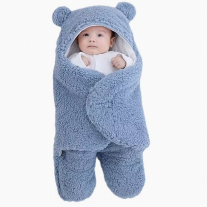 🧸 Topla zimska vreća za bebe sa kapicom i ušima