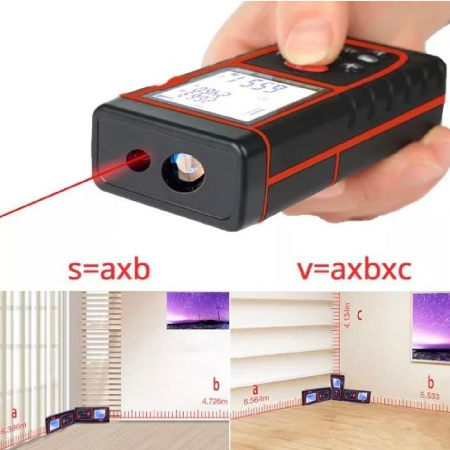 Laserski metar - Digitalni metar - Metar sa laserom